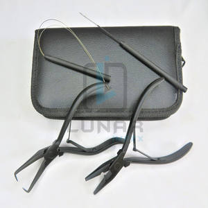 Kit de herramientas de extensión de cabello, en Color negro mate, alicates de extensión de cabello, bucle de alambre y gancho - Product Image 4