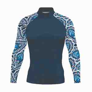 Rashguard MMA personnalisé avec logo sur le devant, unisexe, 100% polyester, durable, léger, couleur personnalisée, service OEM, vente en gros - Product Image 6