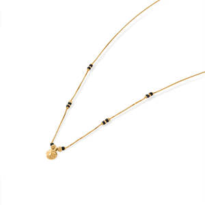 Collar de cuentas finas con colgante de oro Watimani de la colección Heritage Blossom - Product Image 4