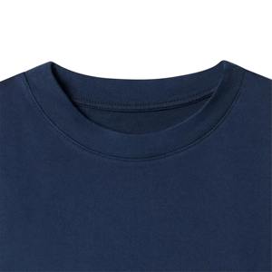Camiseta de cuello redondo de gran tamaño personalizada de alta calidad para hombre 100% tela de algodón logotipo impreso de secado rápido sudadera personalizable - Product Image 3