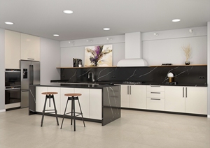 Hot Sale Terra Calacatta 2cm 3cm Polished Edge Quartz Slab Kitchen Countertop Wholesale cut to size prefab fabrication taj mahal - Product Image 5