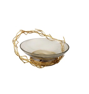 Latest Design Decorative <b>Bowl</b> Greatest Quality Round Shape Dessert <b>Snacks</b> <b>Bowl</b> for Wedding Party Events Use. - Product Image 5