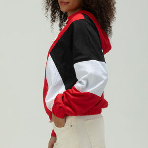 Chaquetas cortavientos personalizadas de nailon ligero de manga regular para otoño, senderismo al aire libre, informal, a prueba de viento, de algodón con capucha - Product Image 2