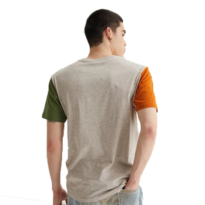 Vente en gros T-shirts manches courtes gaufré unisexe 100% coton haute qualité respirant grande taille impression personnalisée motif logo d'été - Product Image 3