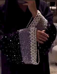 Abayas ปักด้วยมือสำหรับผู้หญิงที่สง่างามและเจียมเนื้อเจียมตัว - Product Image 2