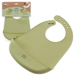 Bavoir en silicone Oliver Green pour les tout-petits de 0 à 12 mois - Product Image 1