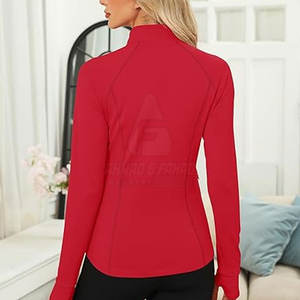 Veste de golf d'hiver pour femmes avec col montant et design tricoté - Résistante à l'eau pour les voyages et les sports en plein air - Product Image 5