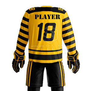 ชุดกีฬาสำหรับผู้ชายเครื่องแบบฮ็อกกี้น้ำแข็งชุดยูนิฟอร์มฮ็อกกี้น้ำแข็งคุณภาพพรีเมียมออกแบบโลโก้ได้ตามต้องการ - Product Image 5