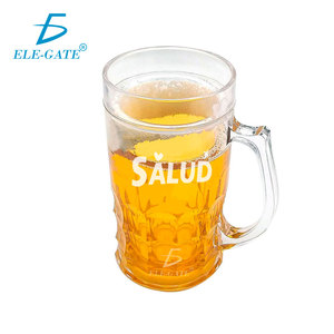 Bicchieri da Birra Classici da 400ml, Creativi ed Ecologici, con Coperchio e Cannuccia per Sublimazione del Vino - Product Image 2