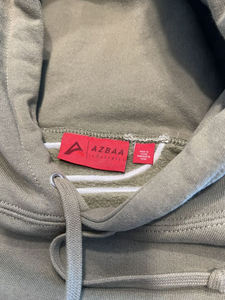 Gray Color 100% Cotton French Terry Custom Applique Heavy Weight Pullover <b>Hoodies</b> - Product Image 2