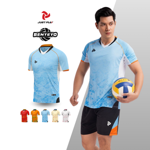 Nouveau design de maillot de volley-ball gonflable de luxe personnalisé de haute qualité, fabriqué en gros pour les adultes, ensembles extérieurs Benteyo - Product Image 1