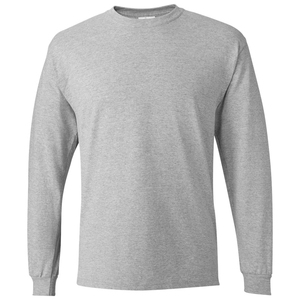 T-shirt à manches longues pour hommes de qualité supérieure T-shirt à manches longues à col rond de couleur unie/coupe ajustée décontracté de haute qualité Logo personnalisé - Product Image 2