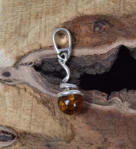 Pendentif en ambre, argent sterling 925, bijoux en pierres précieuses faits à la main, collier élégant pour femmes, cadeau - Product Image 4