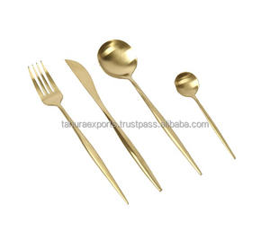 ชุดเครื่องใช้บนโต๊ะอาหารสำหรับตกแต่งงานแต่งงานดีไซน์ใหม่ล่าสุดชุดเครื่องใช้บนโต๊ะอาหารสำเร็จรูปทำด้วยมือทำจากเงินสแตนเลส - Product Image 2