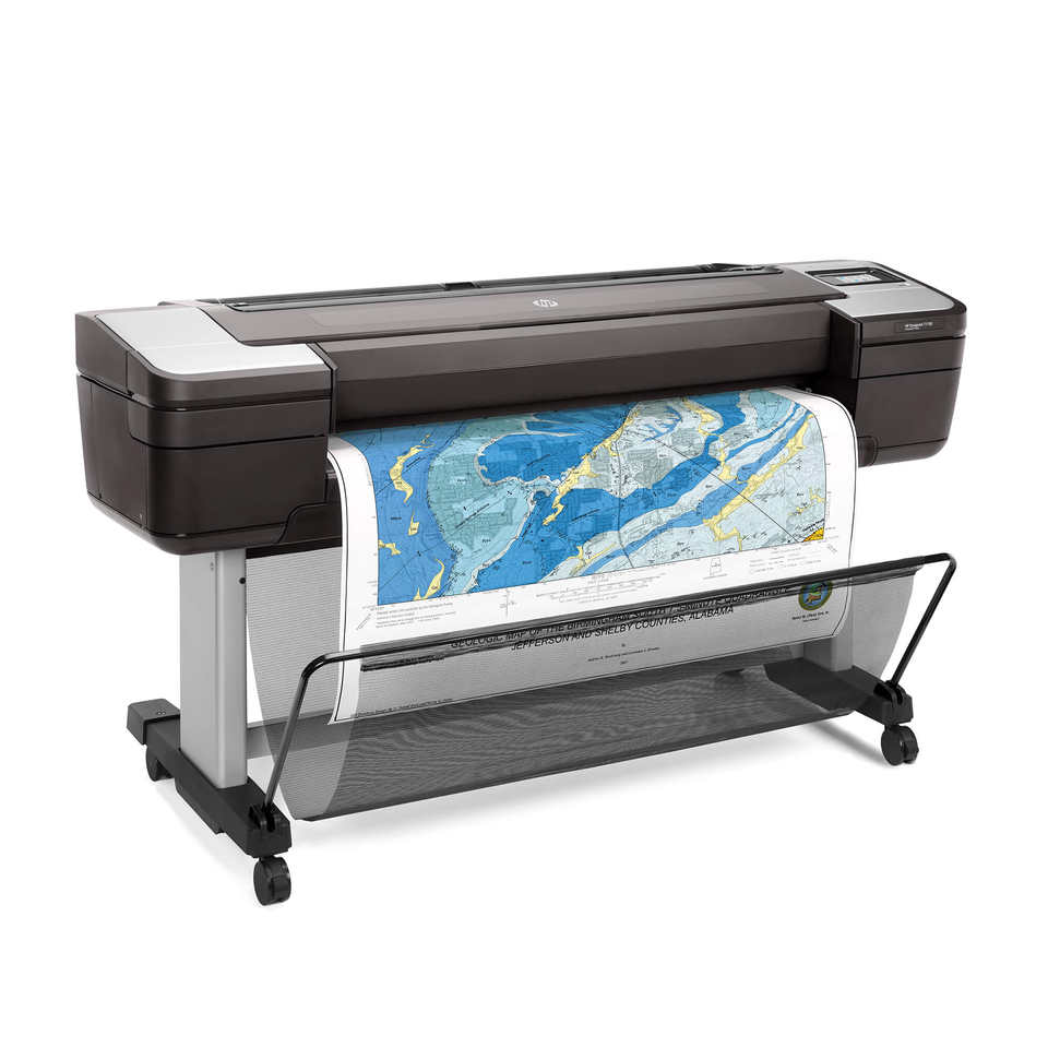 HP Designjet T1700dr PostScript Digital Printer 112cm/44 inch Large Format with 2 Rollers