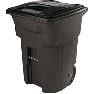Toter 96 Gallon Rotational Molded Wheeled Rectangular Trash Can with <b>Lid</b> - Product Image 2