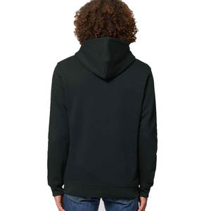 Sweat-shirt uni oversize de haute qualité en gros 100% coton sweat à capuche unisexe vierge avec logo personnalisé pour hommes - Product Image 4