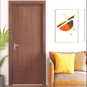 DEWOO Design moderne étanche porte d'hôtel chambre interne étanche WPC porte PVC intérieur WPC portes pour chambre - Product Image 1