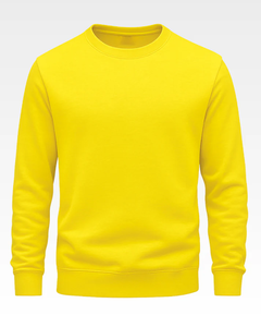 Sweat-shirt à col rond en molleton 100% coton pour homme Coupe régulière Design personnalisable à prix avantageux - Product Image 3