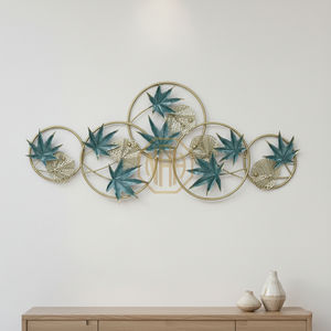 Art mural rectangulaire en métal de luxe, design contemporain, décoration artisanale traditionnelle pour salon, chambre à coucher, directement de l'usine - Product Image 3