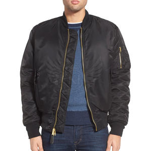2024 blouson aviateur en satin pour hommes de qualité supérieure 100% vestes en satin de polyester à vendre fabriqué au Pakistan hiver taille XS - Product Image 2