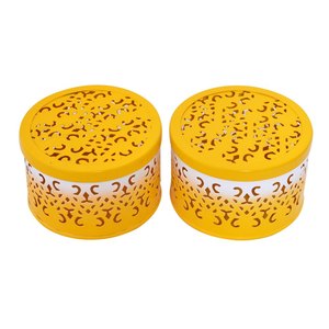 Caja de aperitivos de metal de diseño plateado sofisticado con base con pies para catering gourmet, cocina de viaje, uso de almacenamiento y contenedor de alimentos - Product Image 4