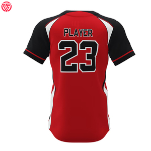 Maillot de softball brodé personnalisé de qualité supérieure, chemise de baseball à col rond pour services de conception rapide OEM - Product Image 4