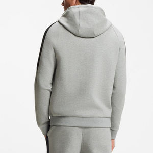 Precio al por Mayor para Compradores al por Mayor, Sudadera con Capucha y Cremallera para Hombre, con Material Cómodo y Cordones, Logotipo Personalizado, Mangas Completas, Precio de Fábrica - Product Image 6