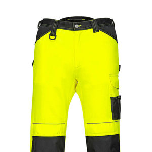 Pantalon de travail pour hommes en gros, décontracté, taille mi-haute, 100% polyester, haute visibilité, imperméable, antistatique, écologique - Product Image 4