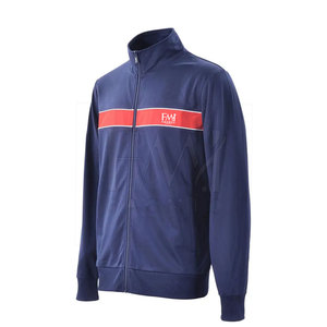 Ensemble coupe-vent à fermeture éclair avec doublure en polaire respirante et à séchage rapide pour hommes, vêtements de rue en deux pièces pour le jogging d'hiver - Product Image 2