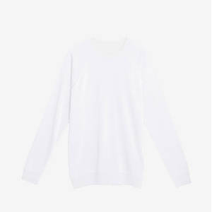 Sudadera Casual Holgada para Hombre, Cuello Redondo, Estampado Gráfico, Diseño Blanco de Manga Larga, Moda para Sudadera - Product Image 1