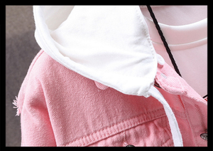 Chaquetas vaqueras azules con logotipo personalizado al por mayor, chaqueta vaquera de algodón Lisa para hombre, chaqueta vaquera - Product Image 4