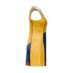 Uniforme de netball professionnel fabriqué au Pakistan, meilleure qualité, dernier design avec logo personnalisé, uniforme de netball pour femmes - Product Image 4