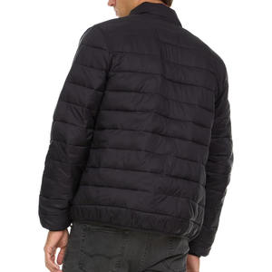 <b>High</b> Street Men's Padded Quilted Bubble Puffer Jacket Stand Plus Size Low MOQ <b>High</b> Quality Custom Logo Outdoor Winter <b>Black</b> Coat - Product Image 3