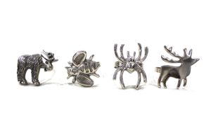 Anneau de serviette en laiton nickelé pour la décoration de pièce maîtresse de table utiliser la boucle d'anneau de serviette - Product Image 3