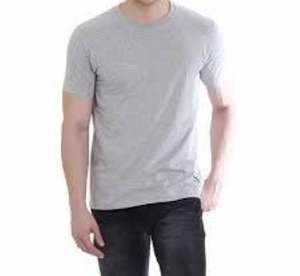 Camiseta de algodón de gran tamaño para hombre, camiseta de manga corta de talla grande con serigrafía personalizada, Camiseta de algodón Lisa duradera con diseño en blanco - Product Image 1