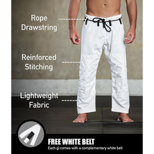 Kimono d'arts martiaux en coton 100% extensible, anti-rétrécissement, séchage rapide, 550g, broderie personnalisée, imprimé, pour le Jiu-Jitsu brésilien (BJJ) - Product Image 3