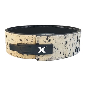 Ceinture de musculation en cuir de vachette respirante à réglage fin, avec boucle à levier rapide, réglable, pour fitness, PAL Squat, soulevé de terre - Product Image 1