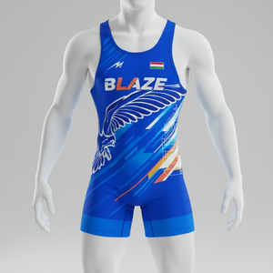 Singlets de Lucha Libre Unisex con Diseño Personalizado 2025 para Levantamiento de Pesas y Entrenamiento de Potencia, Ropa Deportiva Antibacteriana Sublimada al por Mayor - Product Image 1