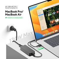 GaN Global Plug A100-C14 130W USB-C PD Adaptateur secteur PD3.0 Chargeur USB-C Alimentation pour Dell.