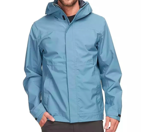 Chaqueta cortavientos personalizada al por mayor, chaqueta con cremallera para hombre, abrigo cortavientos de 100% poliéster para hombre - Product Image 1