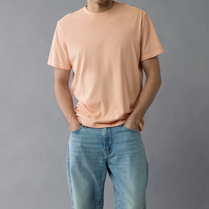 Wholesale Custom Cotton T-Shirt for Men Puff Print Oversized Cut Premium Cotton Blend Unique Packaging Bulk Order for Streetwear - Product Image 1