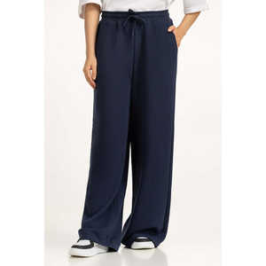 Pantalones Palazzo de Pierna Ancha y Cintura Alta para Mujer, Estilo Cargo Transpirable con Técnica Arrugada, Talla XL - WM-TRC-WS25-004A - Product Image 4