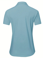 Camisetas Deportivas Casuales de Manga Corta para Mujer, Tejido Transpirable que Absorbe la Humedad, Cuello en V, Personalizables y Ecológicas