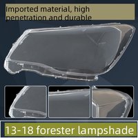 Lentille de phare avant LED pour Subaru Forester 2013-2015, cache de phare, coque transparente en plastique PC, boîtier de protection transparent