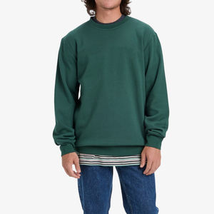 Sweats à capuche pour hommes 300g Casual manches longues sweats à col rond coton sweat à capuche blanc pull ample sweats à capuche pour hommes - Product Image 5