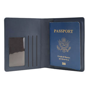 Tarjetero de Cuero para Pasaporte con Cartera de Viaje, Funda para Pasaporte, Cartera de Cuero Plegable - Product Image 4