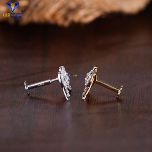 0.31 TDW ต่างหูเพชรกลมสีขาว/ทองกุหลาบโดย Labstone / ต่างหูเพชรหรูหราตลอดกาล / สี EF-VS - Product Image 4