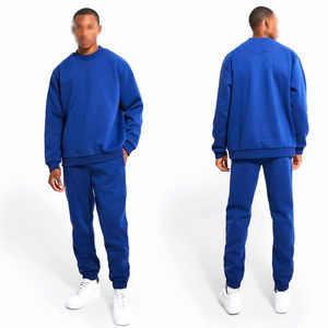 Costumes de survêtement bleus confortables de haute qualité fabriqués au Pakistan meilleure vente vêtements d'entraînement de gymnastique costumes de survêtement d'hiver solides et écologiques - Product Image 3