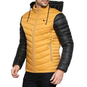 Chaqueta Acolchada para Hombre, Lavable, de Manga Larga, con Cuello Alto, Ligera, Resistente al Viento, Transpirable, de Alta Calidad para Invierno - Product Image 5